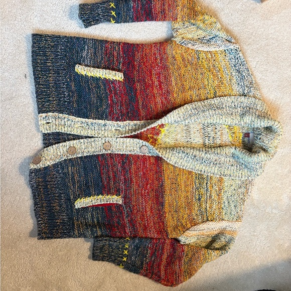 Pilcro Anthropologie Embroidered Sun Cardigan - Picture 5 of 10